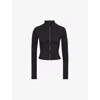 Lululemon Womens Black Define Funnel-neck Fitted Stretch-woven Jacket In Black