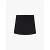 Lululemon Womens Black Pace Rival Mid-rise Stretch Recycled-polyester Mini Skirt In Black