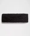 Lululemon Women's Boucle Fleece Headband In Black