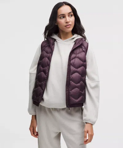 Lululemon Women's Featherweight 900-down-fill Quilted Vest In Purple
