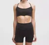 Lululemon Flow Y Bra Light Support, A/b Cup Evolve In Black