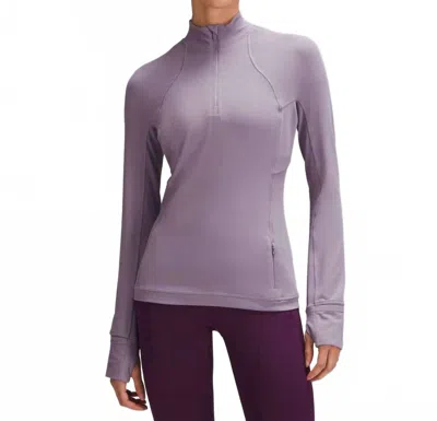 Lululemon Women's Its Rulu Run Half Zip Top In Purple