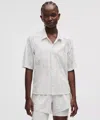 Lululemon Women's Jacquard-mesh Short-sleeve Shirt