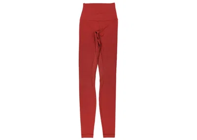 Pre-owned Lululemon Women's  Align Highrise Legging 25" Leggings In Dark Red