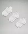 Lululemon Macropillow Tab Running Socks Medium Cushioning 3 Pack