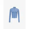 Lululemon Womens Oasis Blue Define High-neck Stretch-woven Jacket
