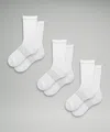 Lululemon Power Stride Crew Socks 3 Pack