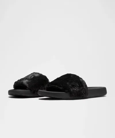 Lululemon Women's Restfeel Faux Fur Slide