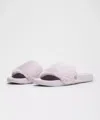 Lululemon Women's Restfeel Faux Fur Slide In Pink