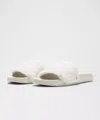Lululemon Women's Restfeel Faux Fur Slide In White