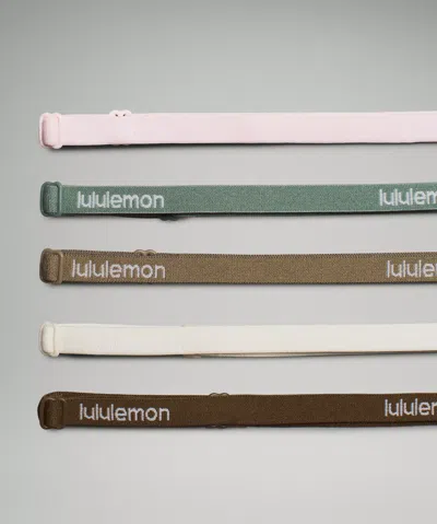 Lululemon Skinny Adjustable Headbands 5 Pack