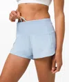 Lululemon Women's Speed Up High-rise Short In Windmill Blue In Multi