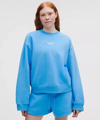 Lululemon Women's Steady State Oversized Crew In Blue