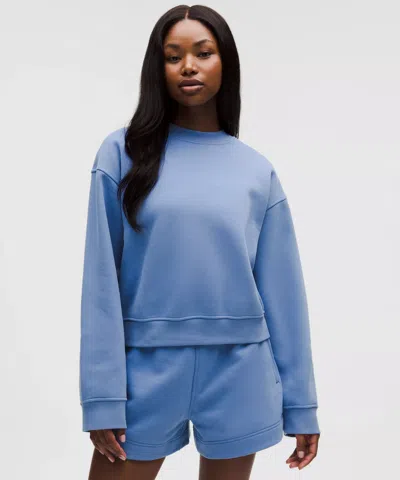 Lululemon Women's Steady State Superloft Crew In Blue