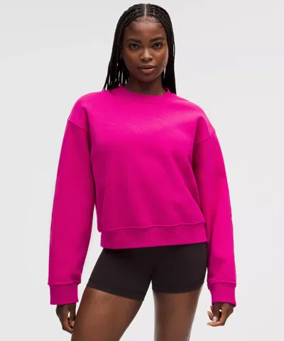 Lululemon Women's Steady State Superloft Crew In Blue
