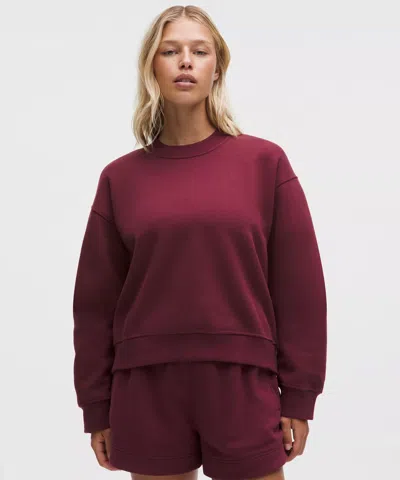 Lululemon Women's Steady State Superloft Crew In Brown