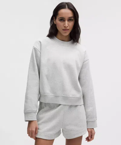 Lululemon Women's Steady State Superloft Crew In Gray