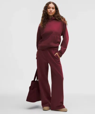 Lululemon Women's Steady State Superloft Pant In Burgundy