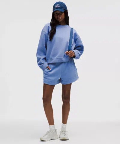 Lululemon Women's Steady State Superloft Short 3.5" In Blue