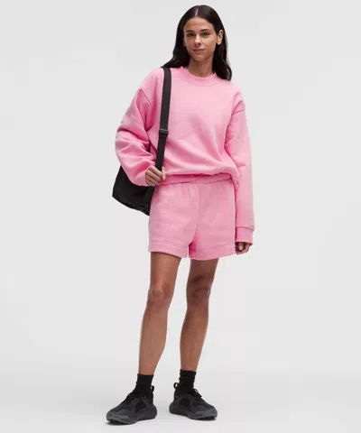 Lululemon Women's Steady State Superloft Short 3.5" In Pink