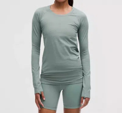 Lululemon Women's Swiftly Tech Long Sleeve In Crater Blue