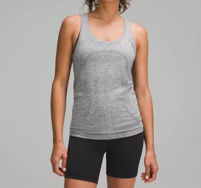 Lululemon Women's Swiftly Tech Racerback Tank Top In Slate/white In Multi