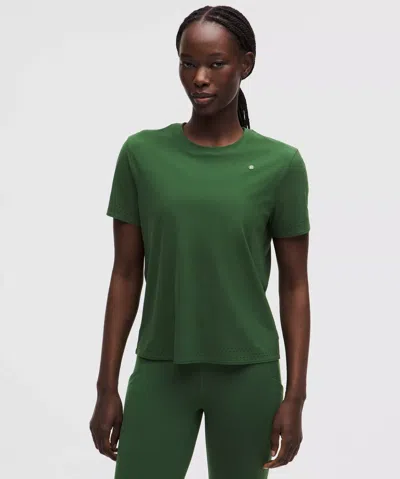 Lululemon Women's Ventilated Short-sleeve Tennis Shirt In Green