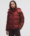 Lululemon Women's Wunder Puff 600-down-fill Jacket In Red