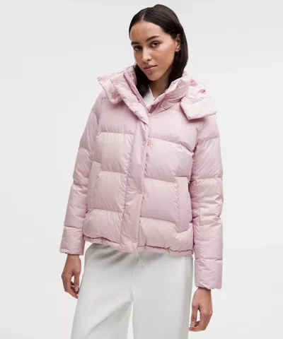 Lululemon Women's Wunder Puff 600-down-fill Jacket In Pink