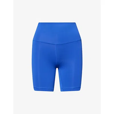 Lululemon Womens Beach Ball Blue Wunder Train High-rise Stretch-woven Shorts 6in