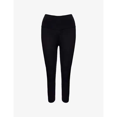 Lululemon Womens Black Align™ High-rise Crop 17-inch Cycling Shorts