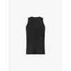 Lululemon Womens Black Training Flared Stretch-woven Top