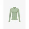 Lululemon Womens Desert Green Define High-neck Stretch-woven Jacket