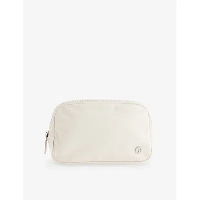Lululemon Womens Light Ivory Everywhere Woven Belt Bag In White