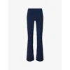 Lululemon Womens Groove Nulu Flared Stretch-woven Trousers True Navy