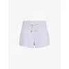 Lululemon Womens Halo Performance Drawstring Stretch-woven Shorts Lavender Mist Heather