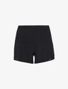 Lululemon Womens Black Hotty Hot 4” Regular-fit Stretch-woven Shorts