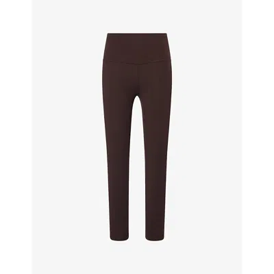 Lululemon Womens Espresso Align Hr Brand-print Tapered-leg Mid-rise Stretch-woven Leggings