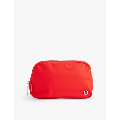 Lululemon Womens Everywhere Woven Belt Bag Hot Heat