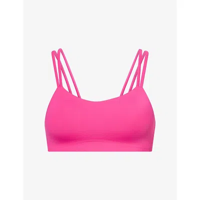 Lululemon Womens  Like A Cloud Light Support Bra In Pink Flare