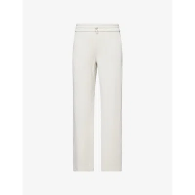 Lululemon Womens Bone Softstreme Two-slip-pockets Straight-leg High-rise Stretch-woven Blend Jogging Bottoms