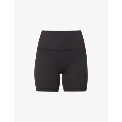 Lululemon Black Wunder Train High-waisted Training Shorts