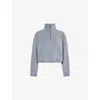 Lululemon Womens Brushed Softstreme Stretch-jersey Sweatshirt Solar Grey In Solar Grey