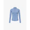 Lululemon Womens Washed Denim Define High-neck Stretch-woven Jacket