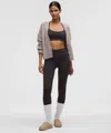 Lululemon Wool-blend Cable-knit Leg Warmers In Black