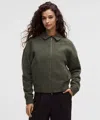 Lululemon Wool-blend Collared Jacket In Green