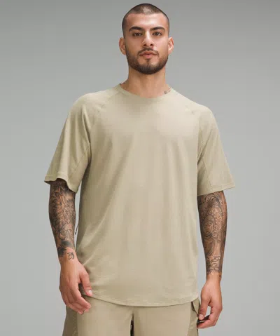 Lululemon Wool-blend Hiking Short-sleeve Shirt In Neutral