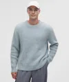 Lululemon Wool-blend Ribbed Sweater In Blue