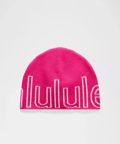 Lululemon Wordmark Merino Wool Skull Beanie
