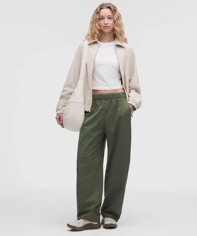 Lululemon Woven Mid-rise Barrel-leg Pant